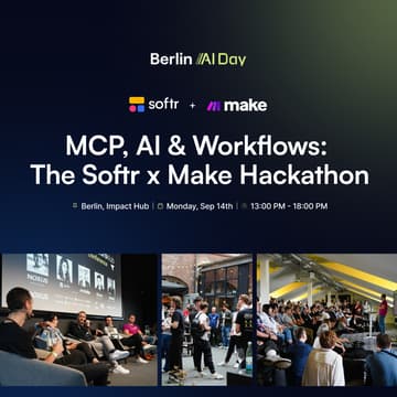 Cover Image for MCP, AI & Workflows: The Softr x Make Hackathon