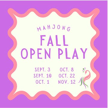 Cover Image for Sept. 10 - Mahjong Night