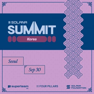Cover Image for Solana Summit Korea