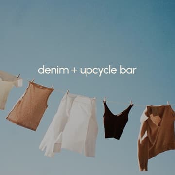 Cover Image for denim + upcycle bar with papasweater