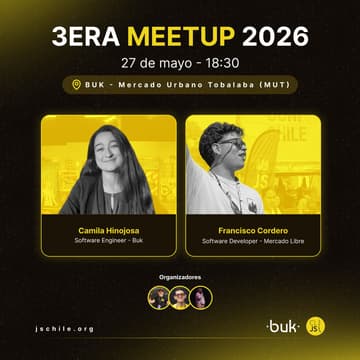 Cover Image for 3era Meetup JS Chile @ Buk