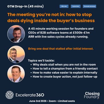 Cover Image for The meeting you’re not in: how to stop deals dying inside the buyer’s business