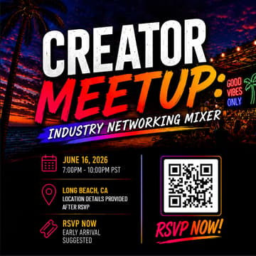Cover Image for Creator Meet-up: Industry Networking Mixer