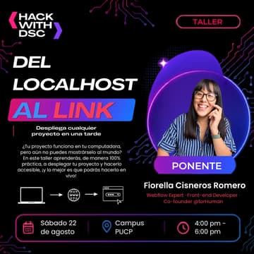 Cover Image for 🚀Del localhost al link: despliega cualquier proyecto en una tarde