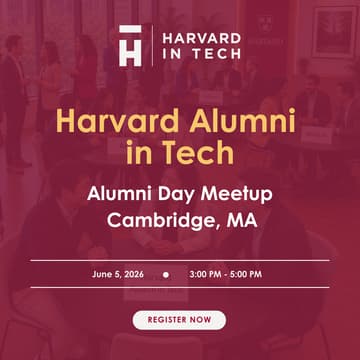 Cover Image for Harvard Alumni in Tech Alumni Day Meetup in Cambridge, MA