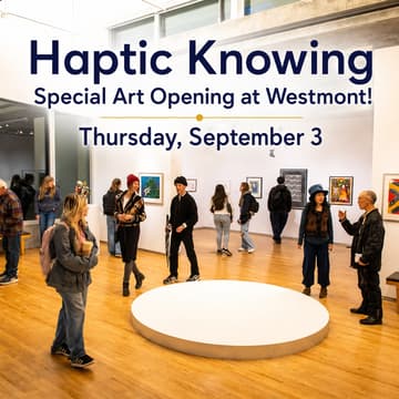 Cover Image for Haptic Knowing – Special Art Opening at Westmont!