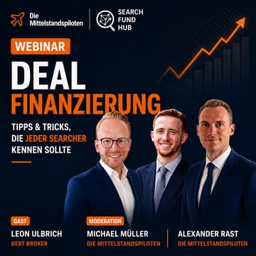 Cover Image for ETA Webinar | Deal-Finanzierung: Tipps und Tricks, die jeder Searcher kennen sollte