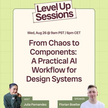 Cover Image for From Chaos to Components: A Practical AI Workflow for Design Systems