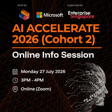 Cover Image for Online Info Session: BLOCK71's AI Accelerate 2026