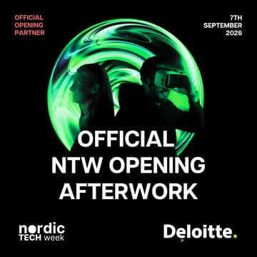 Cover Image for Official Nordic Tech Week Opening Afterwork