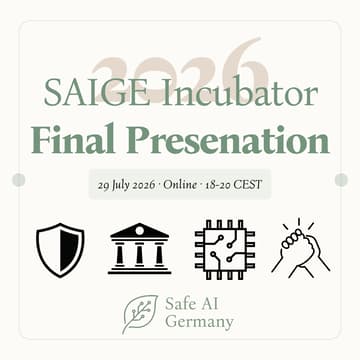 Cover Image for SAIGE Spring 2026 Incubator: Final Presentation
