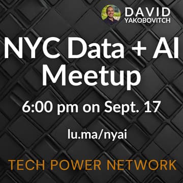 Cover Image for NYC Data + AI Happy Hour Meetup