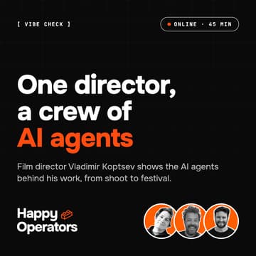 Cover Image for Vibe Check: One director, a crew of AI agents