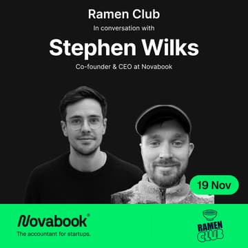 Cover Image for What Makes a Startup Worth Buying? With Ramen Club & Stephen Wilks