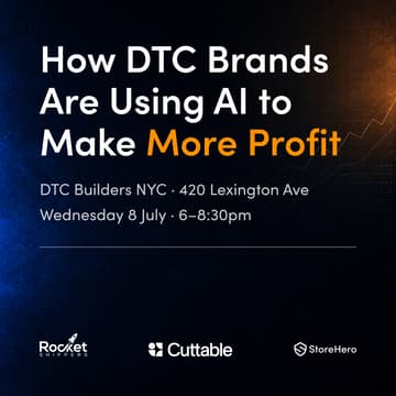 Cover Image for How DTC Brands Are Using AI to Make More Profit | DTC Builders NYC