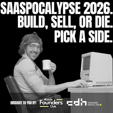 Cover Image for SaaSpocalypse 2026. Build, Sell, or Die. Pick a side.