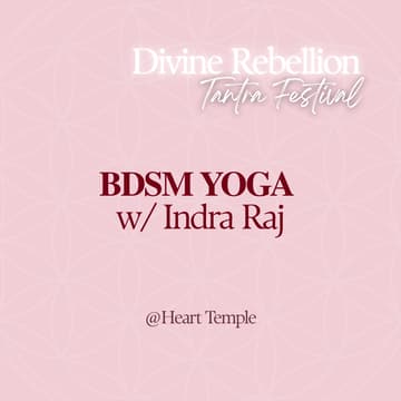Cover Image for BDSM Yoga w/ Indra Raj