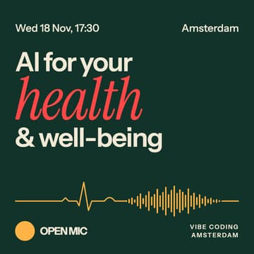 Cover Image for AI for Personal Health and Well-being: Open Mic Edition