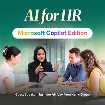 Cover Image for AI for HR: What if you built it? The Copilot Edition, with Yasmine from Kerry