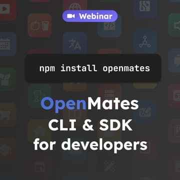 Cover Image for OpenMates CLI & SDK for developers - all chats & features inclusive.