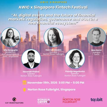 Cover Image for AWIC x SFF | AI & Digital Assets: Building Trust in Financial Markets