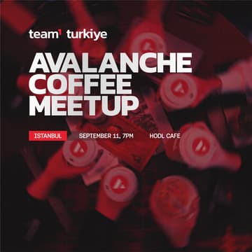Cover Image for Team1 Turkiye - Avalanche Coffee Meetup, Istanbul