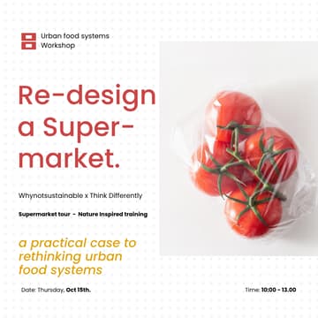 Cover Image for Redesign a supermarket: a practical case to rethinking urban food systems