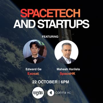 Cover Image for Spacetech & Startups by What You Building & ContraVC