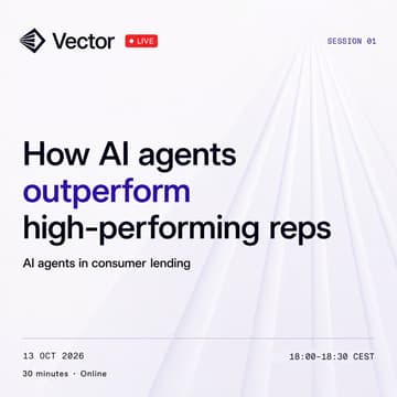 Cover Image for Vector Live, Session 1: How AI agents outperform high-performing reps