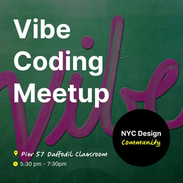Cover Image for Vibe Coding for Designers Meetup