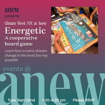 Cover Image for Energetic: A Cooperative Board Game - Climate Week NYC at Anew