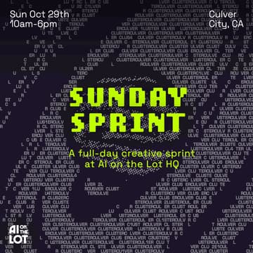 Cover Image for Sunday Sprint (Create the best animated pilot in 8 hrs)