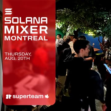 Cover Image for Solana Mixer Montreal