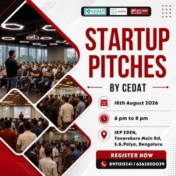 Cover Image for Startup Pitches by CEDAT