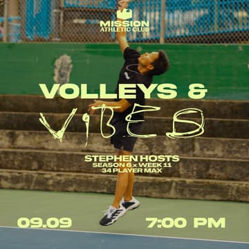 Cover Image for Volleys & Vibes Hosted by Stephen: SZN 6 x WEEK 12