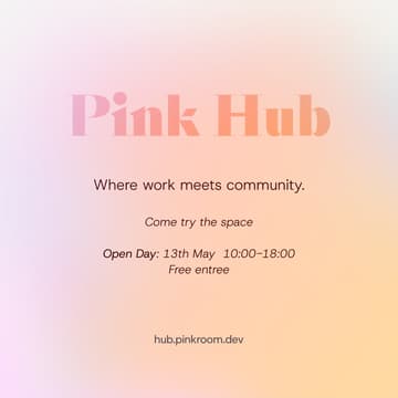Cover Image for Open Day — Pink Hub