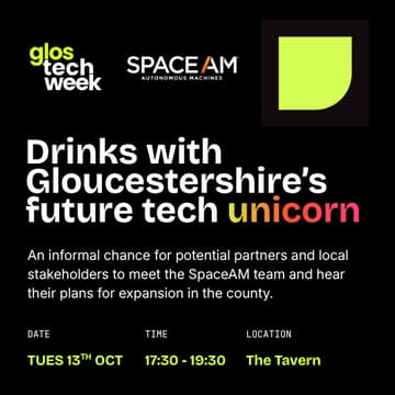 Cover Image for Drinks with Gloucestershire's Future Tech Unicorn