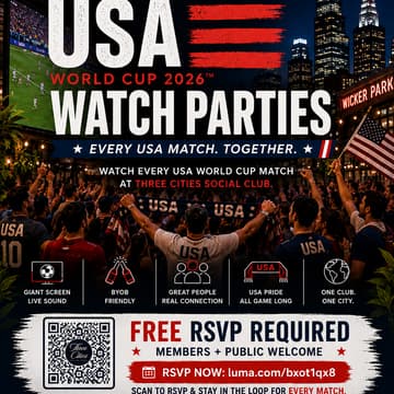 Cover Image for USA World Cup Watch Parties at Three Cities