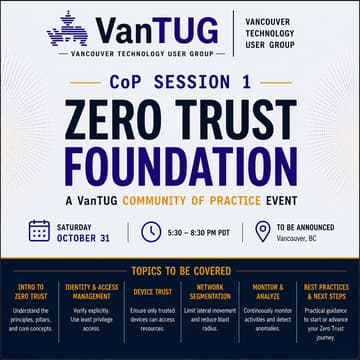 Cover Image for CoP Session 1: Foundations of Zero Trust