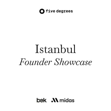 Cover Image for five degrees: Founder Showcase | Istanbul