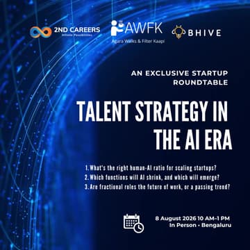 Cover Image for Talent Strategy In The AI Era - A Startup Roundtable by 2nd Careers & Agara Walks