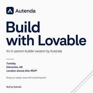 Cover Image for Build with Lovable by Autenda