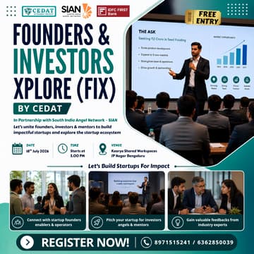 Cover Image for Founders & Investors Xplore by CEDAT