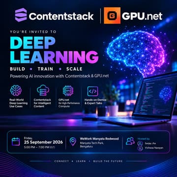 Cover Image for Event on Deep learning