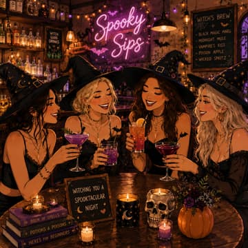 Cover Image for Friends & Follies Spooky Sips @ The Crypt