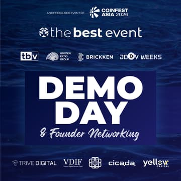 Cover Image for TBV Demo Day at the VHouse - an official side event of Coinfest Asia