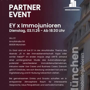 Cover Image for Partner Event - EY x Immobilienjunioren