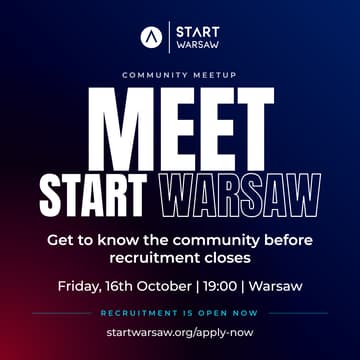 Cover Image for Meet START Warsaw - get to know us before recruitment closes!