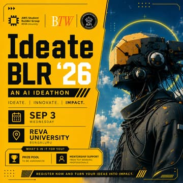 Cover Image for IdeateBLR '26 - An AI Ideathon