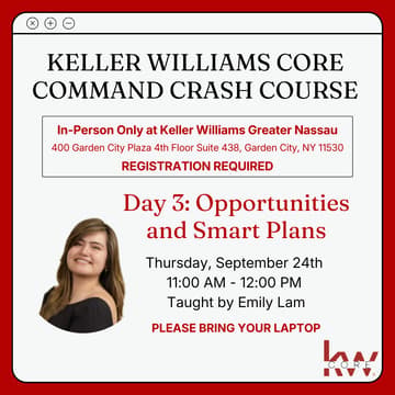 Cover Image for KW Core Command Crash Course: Opportunities and Smart Plans